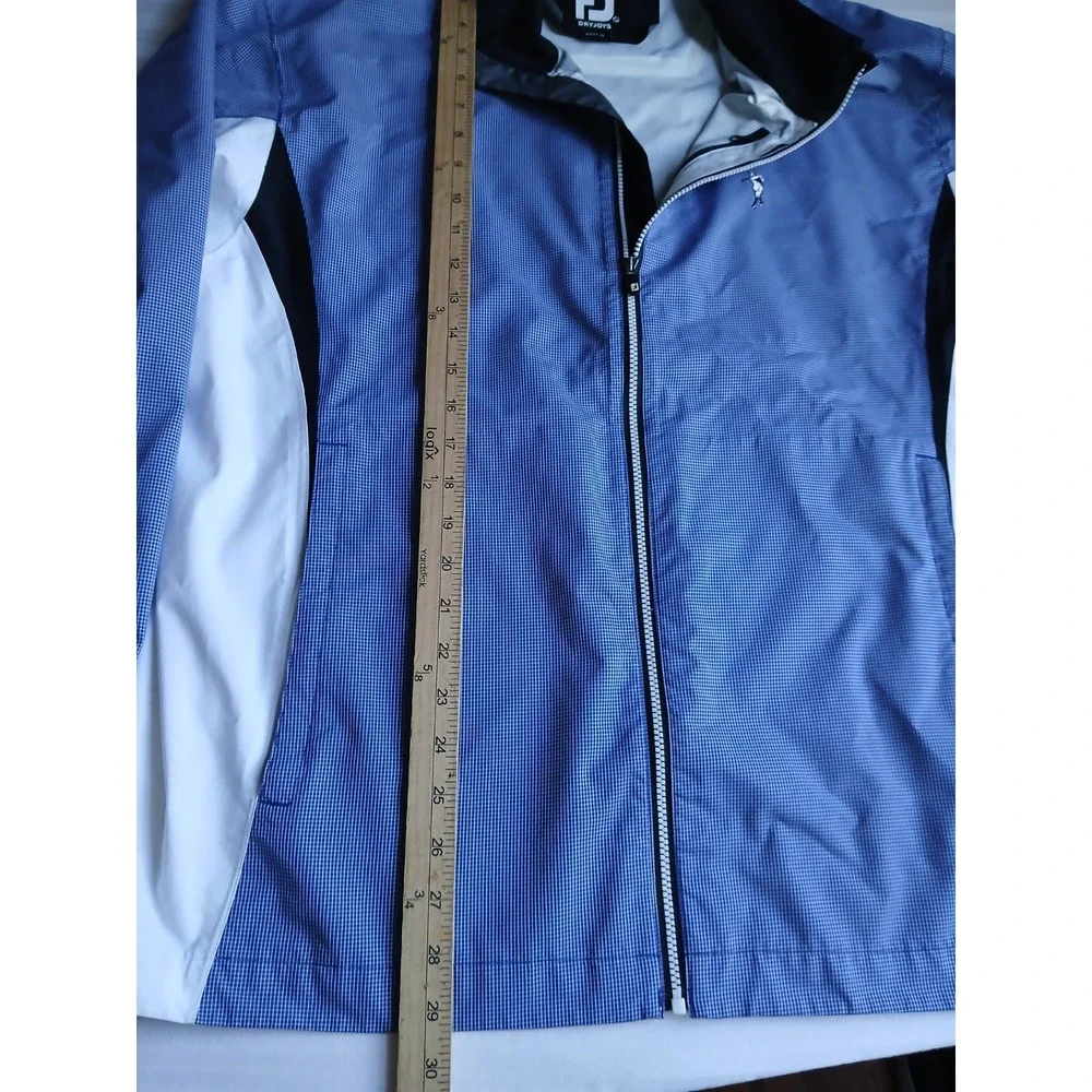 Footjoy Dryjoy Jacket Large Hydrolite Taped Seams Waterproof Golf Preppy